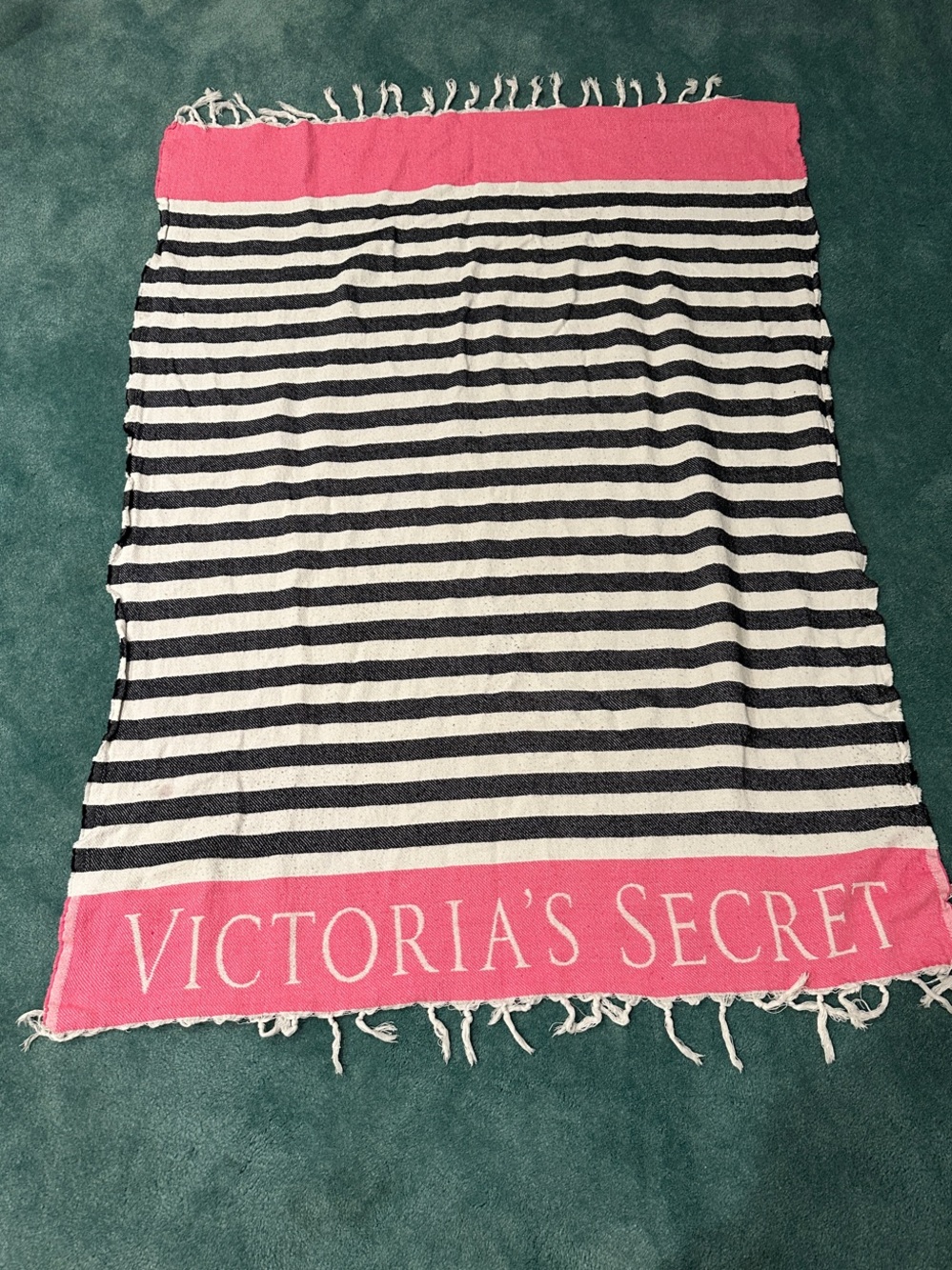 Victoria’s Secret Striped Beach Blanket